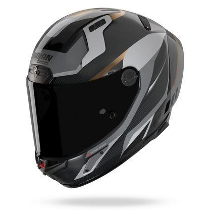 X-804 RS ULTRA CARBON LESMO Nero / Grigio / Oro