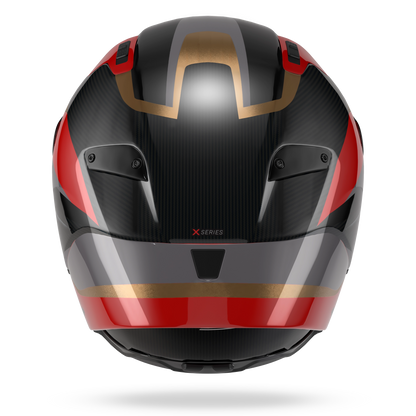 X-804 RS ULTRA CARBON LESMO Rosso / Grigio / Oro