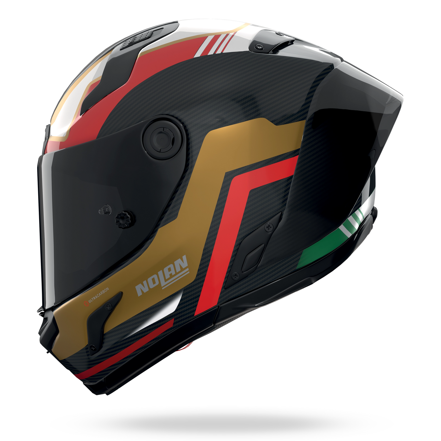X-804 RS ULTRA CARBON PIEGA Oro / Rosso / Verde metallo