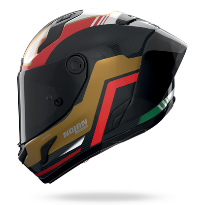 X-804 RS ULTRA CARBON PIEGA Oro / Rosso / Verde metallo