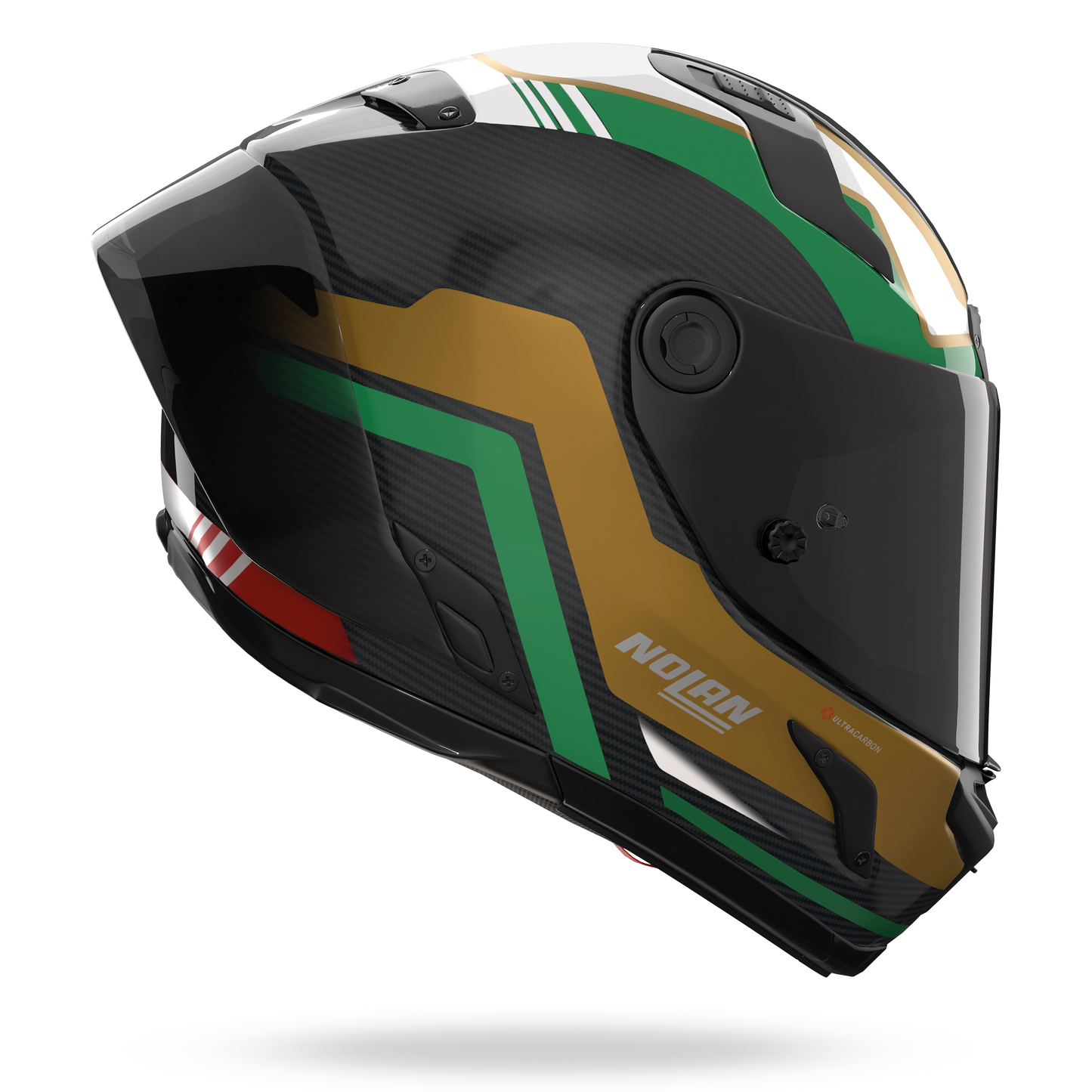 X-804 RS ULTRA CARBON PIEGA Oro / Rosso / Verde metallo
