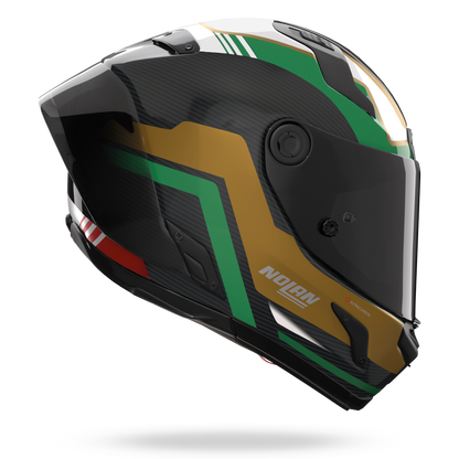 X-804 RS ULTRA CARBON PIEGA Oro / Rosso / Verde metallo
