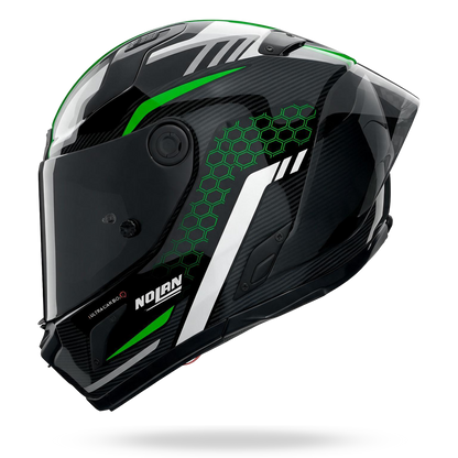 X-804 RS ULTRA CARBON PIEGA Nero / Verde / Argento
