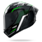 X-804 RS ULTRA CARBON PIEGA Nero / Verde / Argento