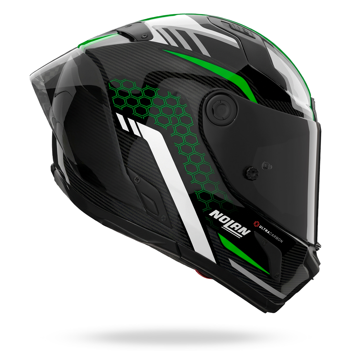 X-804 RS ULTRA CARBON PIEGA Nero / Verde / Argento