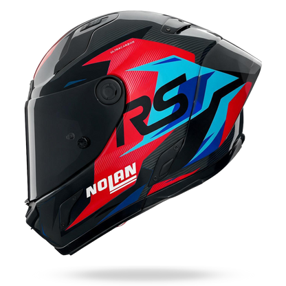 X-804 RS ULTRA CARBON FUORIGIRI Nero / Rosso / Blu