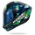 X-804 RS ULTRA CARBON CHICANE  Blu liquido / Multicolore verde