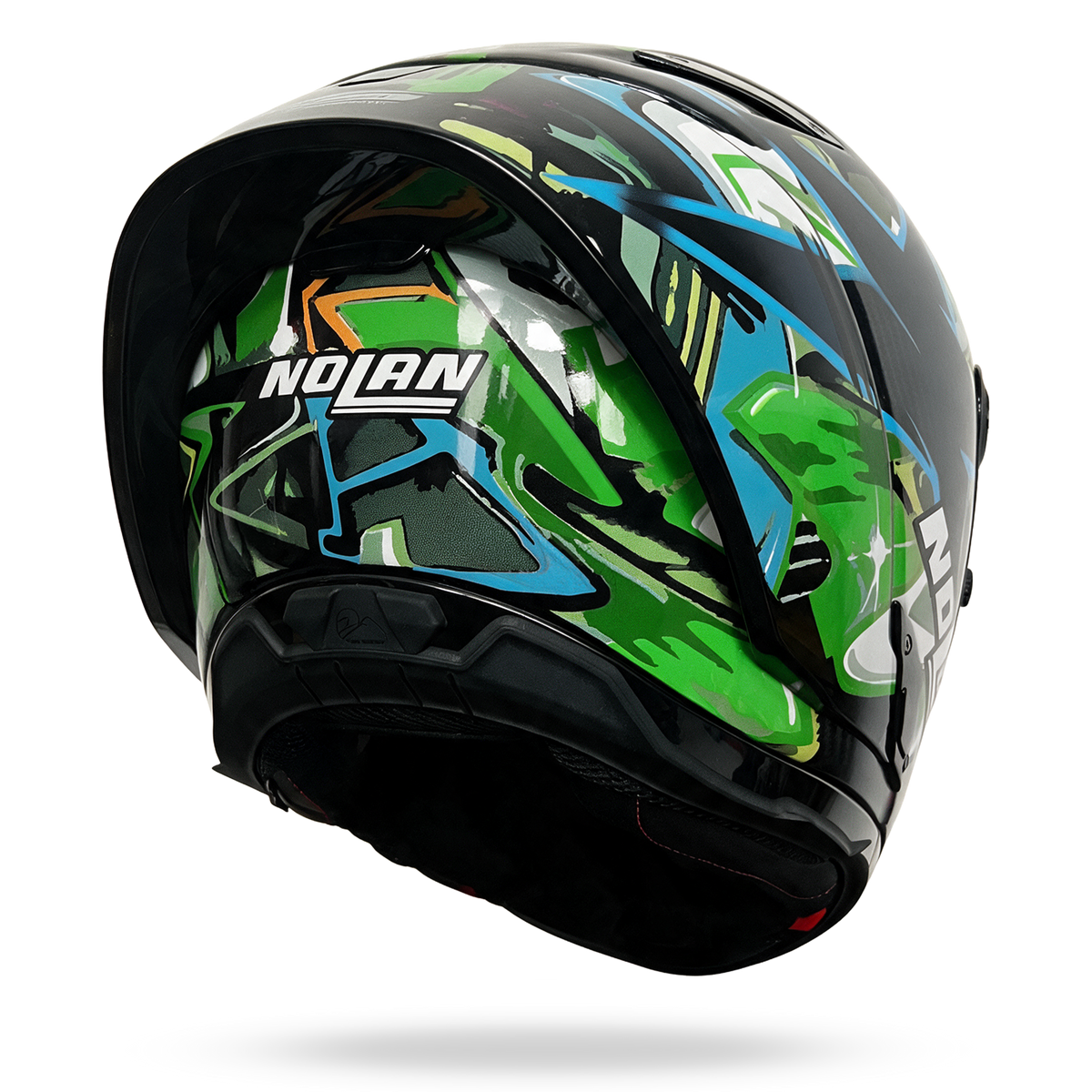 X-804 RS ULTRA CARBON CHICANE  Blu liquido / Multicolore verde