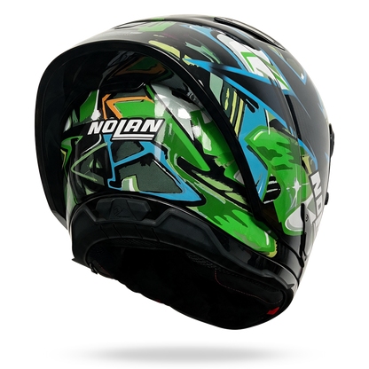 X-804 RS ULTRA CARBON CHICANE  Blu liquido / Multicolore verde