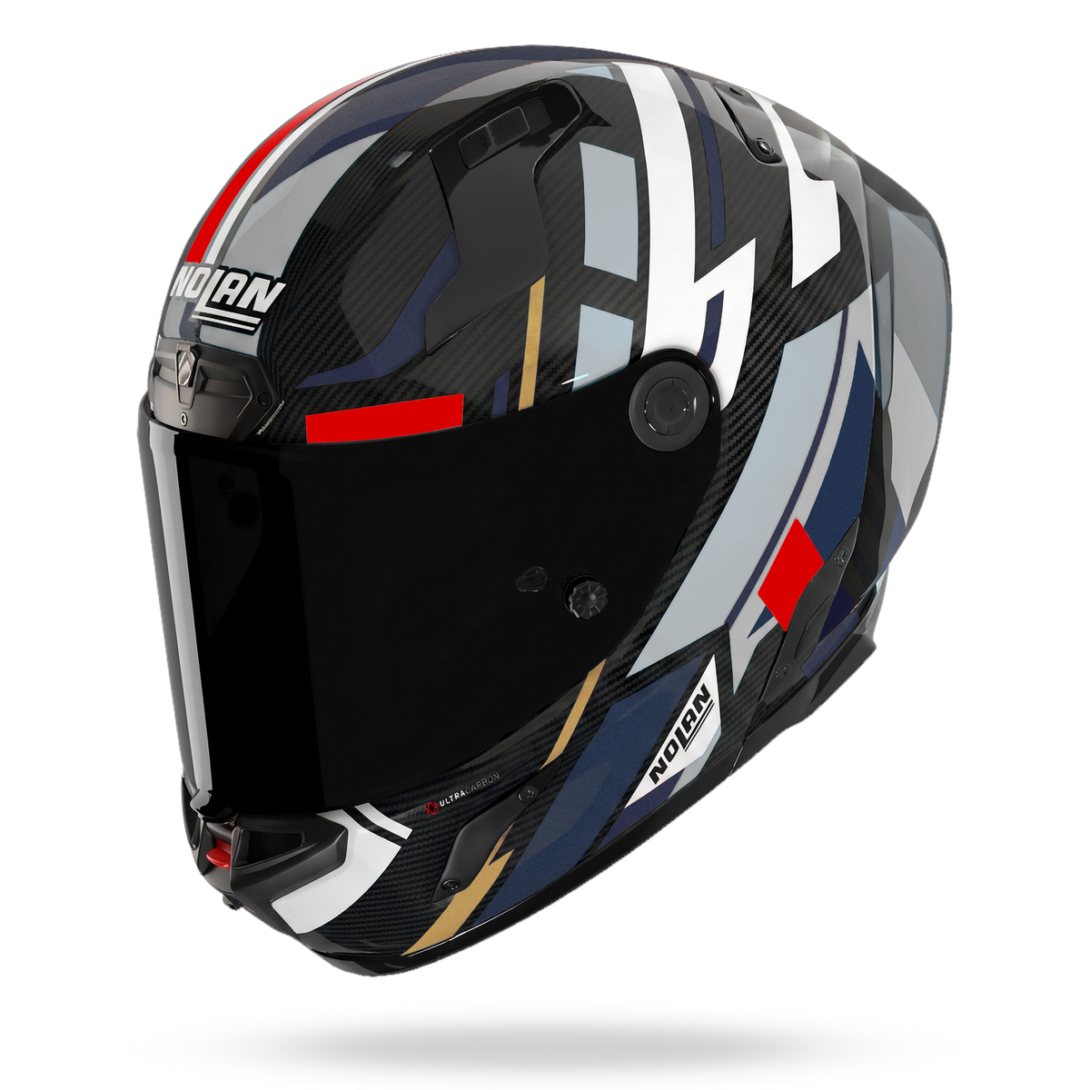 X-804 RS ULTRA CARBON   Carbonio / Blu / Oro