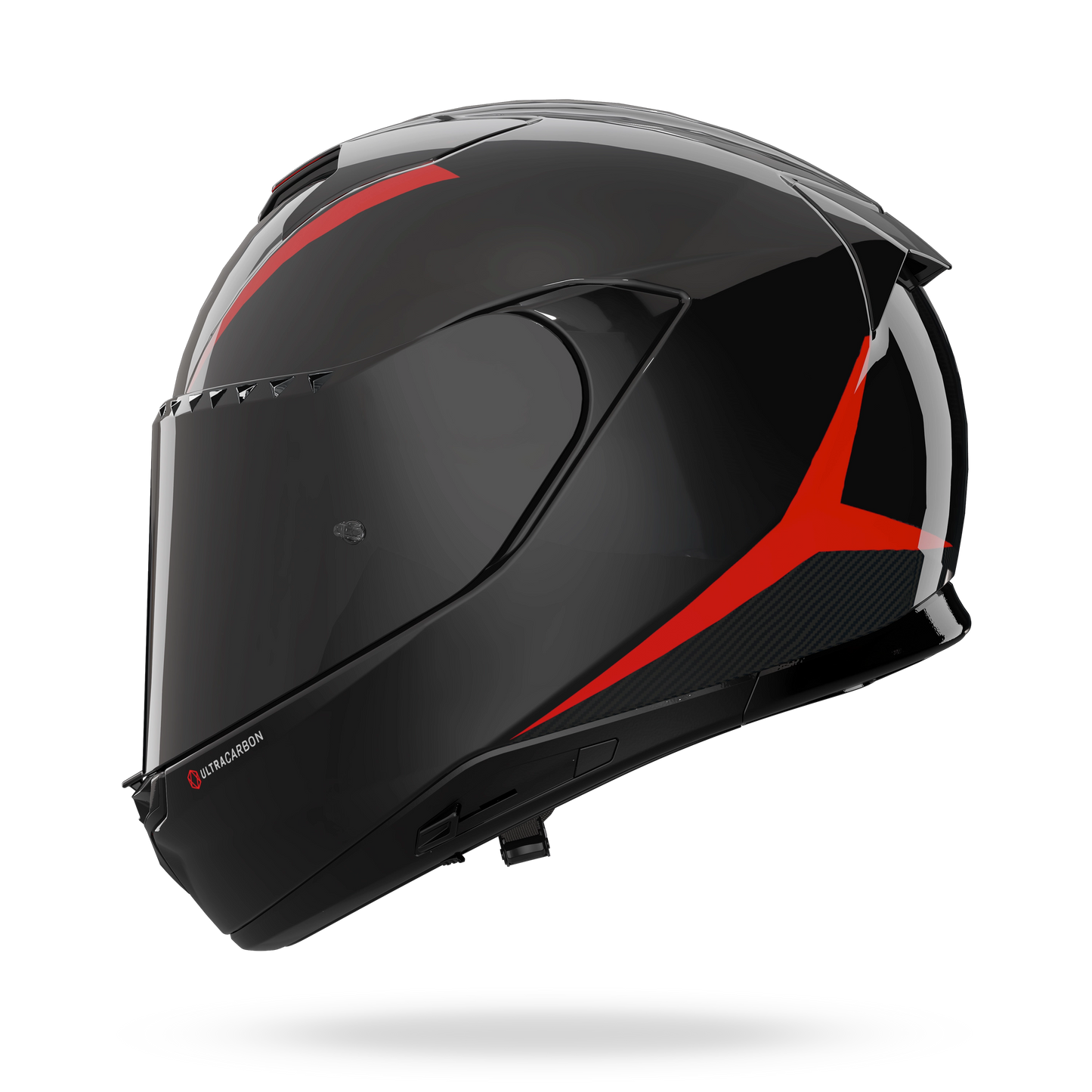 X-904 ULTRA CARBON EMBLEMA Nero / Rosso