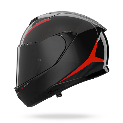 X-904 ULTRA CARBON EMBLEMA Nero / Rosso