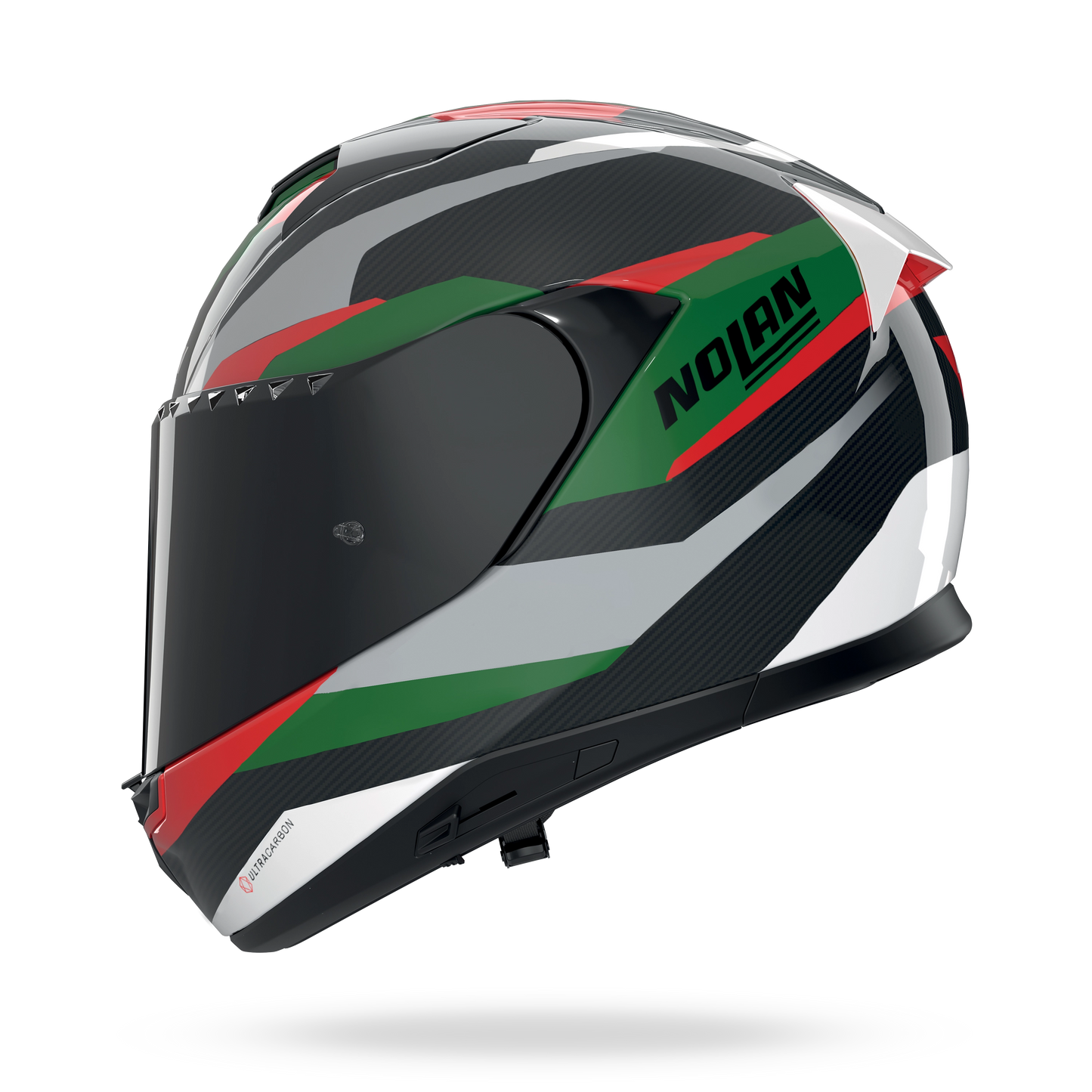X-904 ULTRA CARBON CALIBRO Argento / Verde / Rosso