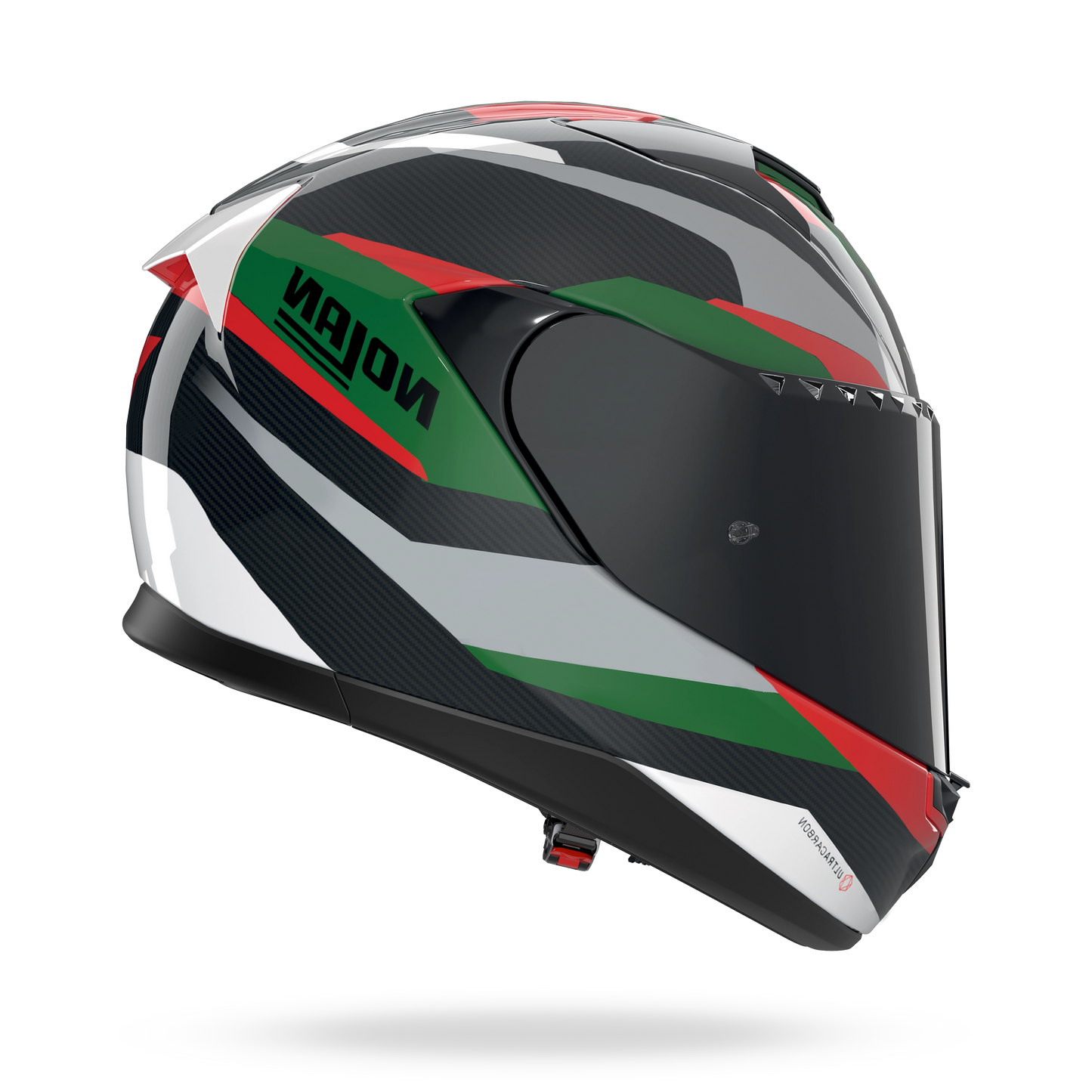 X-904 ULTRA CARBON CALIBRO Argento / Verde / Rosso