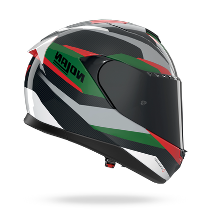 X-904 ULTRA CARBON CALIBRO Argento / Verde / Rosso