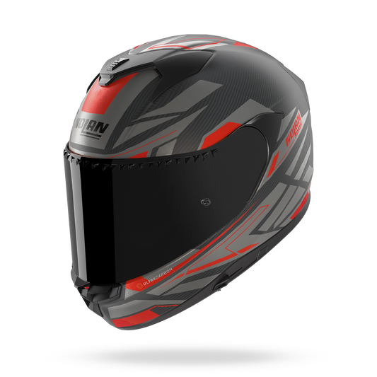 X-904 ULTRA CARBON ROMBO Antracite / Rosso