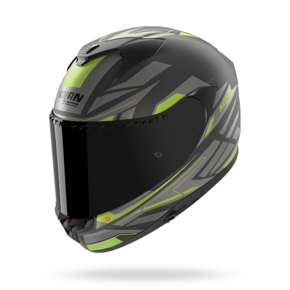 X-904 ULTRA CARBON ROMBO Antracite / Verde impulso