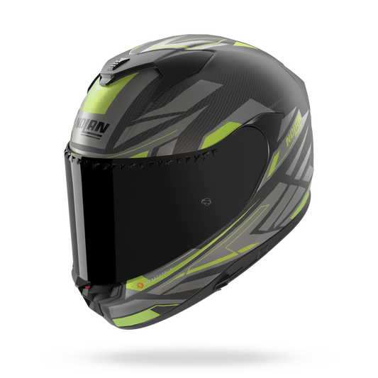 X-904 ULTRA CARBON ROMBO Antracite / Verde impulso