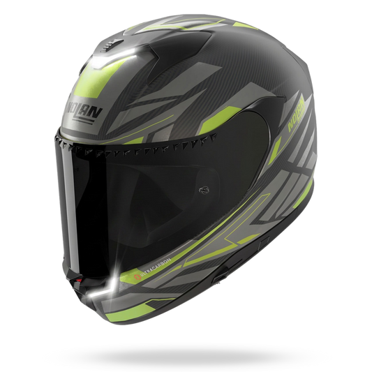 X-904 ULTRA CARBON ROMBO I-ESS Antracite / Verde impulso