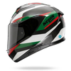 X-904 ULTRA CARBON CALIBRO QUIN Argento / Verde / Rosso