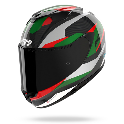 X-904 ULTRA CARBON CALIBRO QUIN Argento / Verde / Rosso