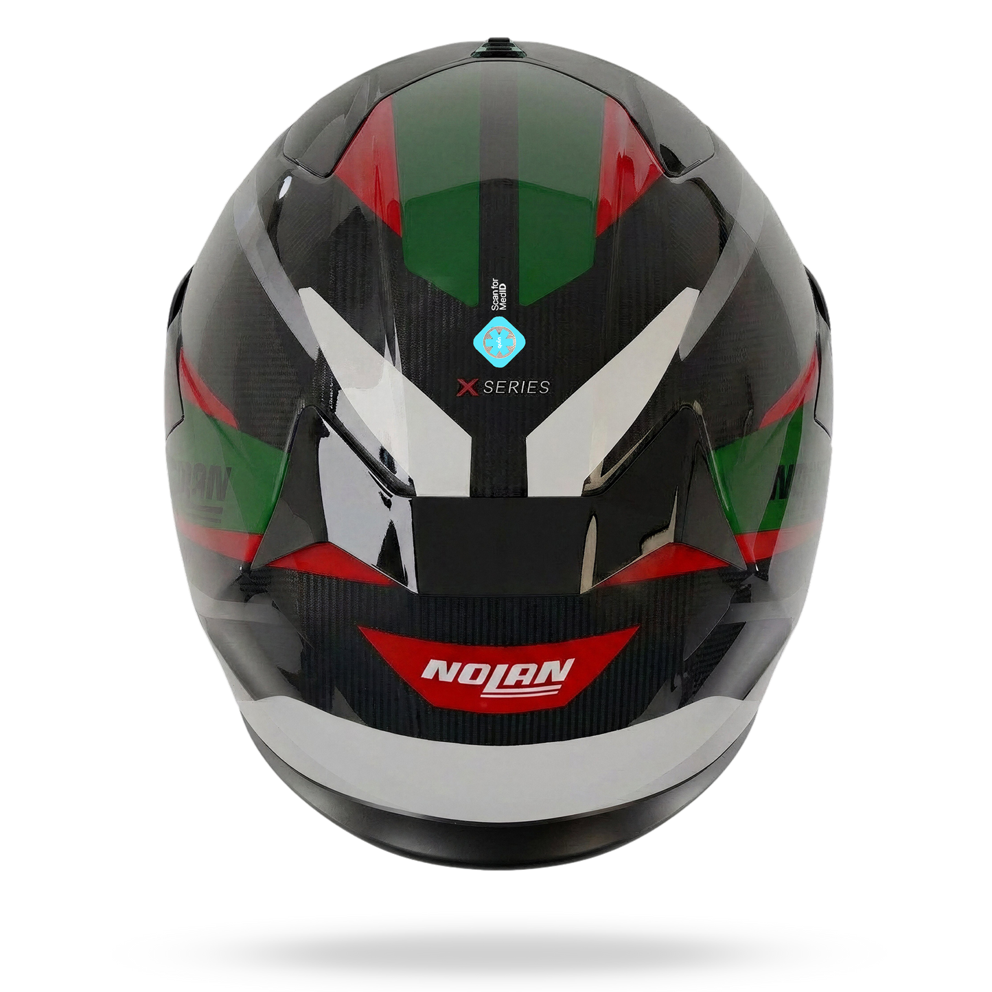 X-904 ULTRA CARBON CALIBRO QUIN Argento / Verde / Rosso