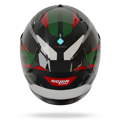 X-904 ULTRA CARBON CALIBRO QUIN Argento / Verde / Rosso