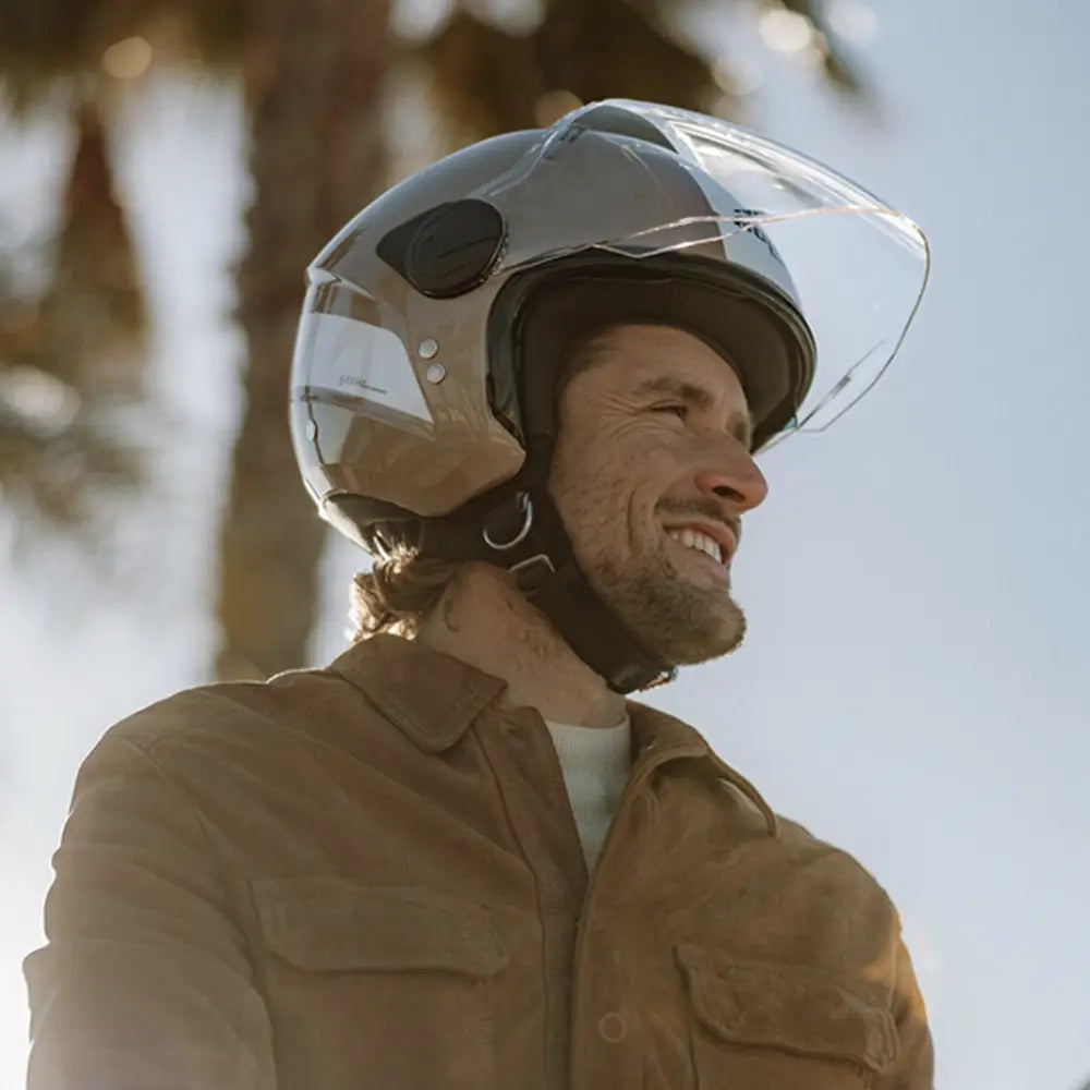 bike helmets made in italy Impulse Black Jet Helmet: Limited Edition, electric blue Inspired Urban Protection The Heritage 2.0 from Thousand delivers a sleek Nolan Motorcycle and Scooter